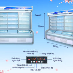 Nguyên lý hoạt động và những điều cần biết Tủ Mát Siêu Thị